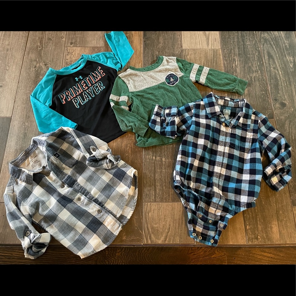18 Month Toddler Boys Lot- Under Armour, Calvin Klein, and Baby Gap